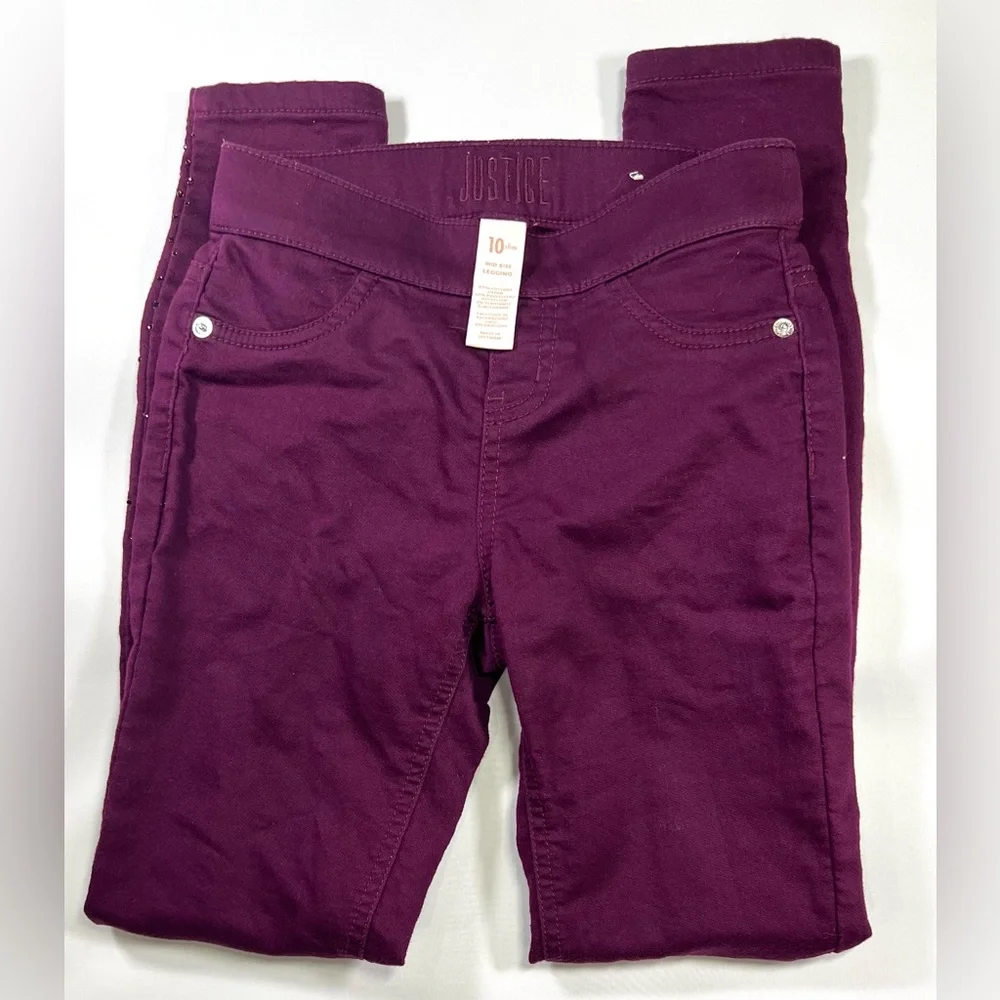 🌺Justice Girl’s Mid-Rise Legging - Slim Size🌸🌺